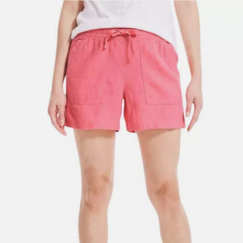 NWT Nautica Ladies Pull On Shorts Size XL Pink